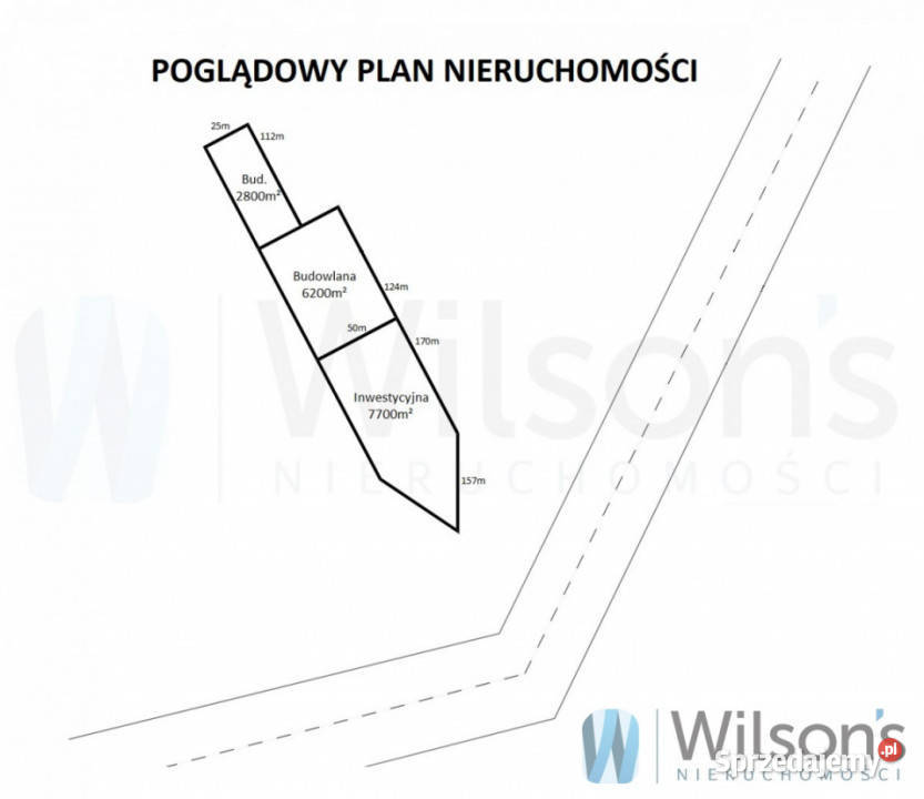 sprzedaży gruntu 6200 metrów JózefówPociecha budowlana Józefów-Pociecha