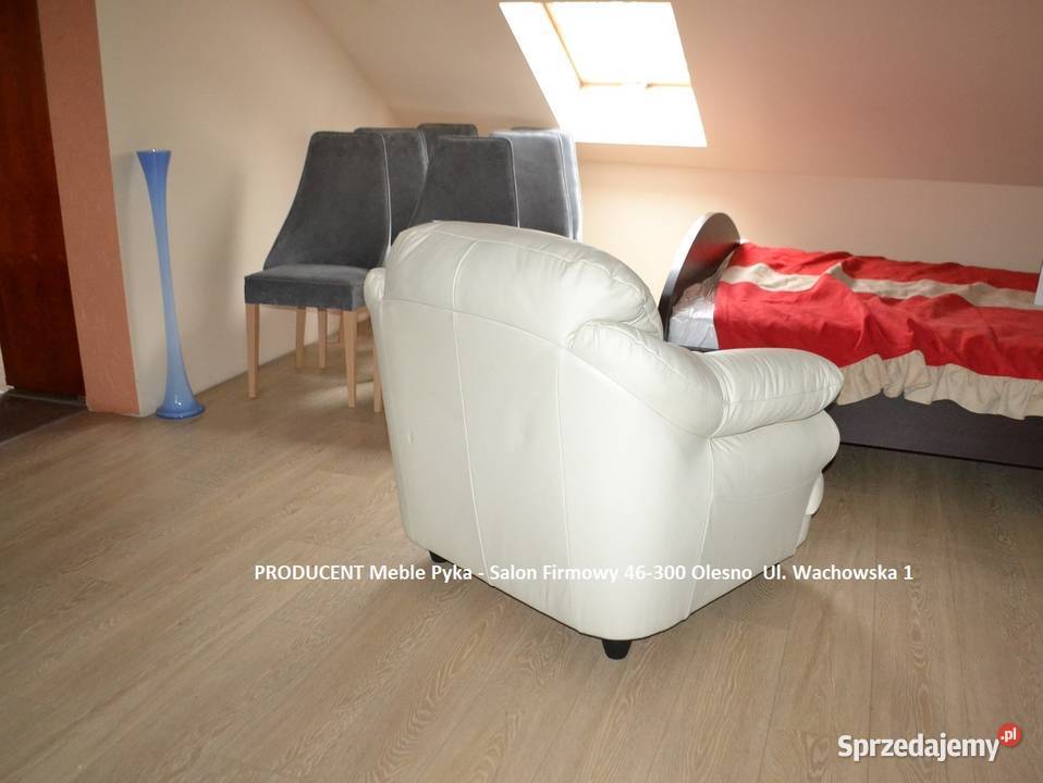 Fotel SARA w Skórze Naturalnej WYPRZEDAŻ 50 Fotele