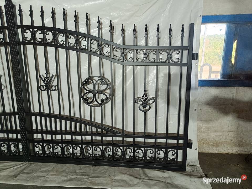 Brama Wjazdowa Dwuskrzydłowa Kuta Pręt Pełny sprzedam
