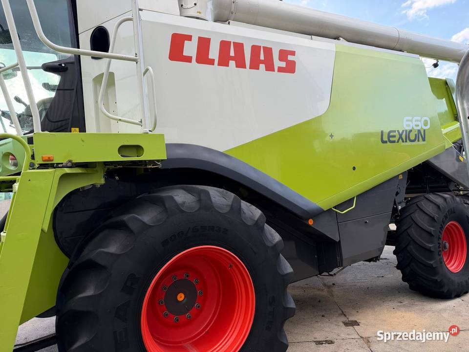 Kombajn zbożowy Claas Lexion 660 heder V750 Nowa Ruda