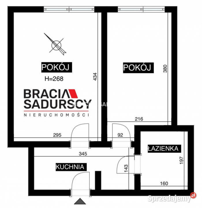 Mieszkanie do sprzedania Kraków 2943m2 2 własność