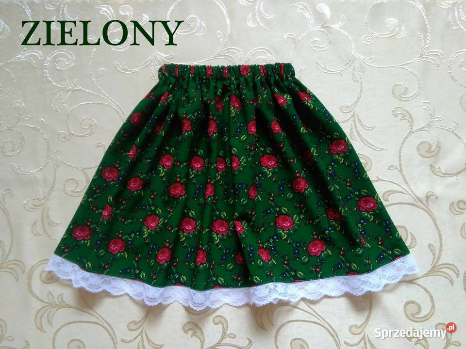 Spódniczka ludowa krakowska góralska folk świętokrzyskie Michałów