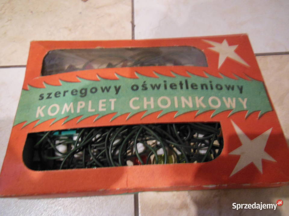Lampki choinkowe PRL Wrocław sprzedam