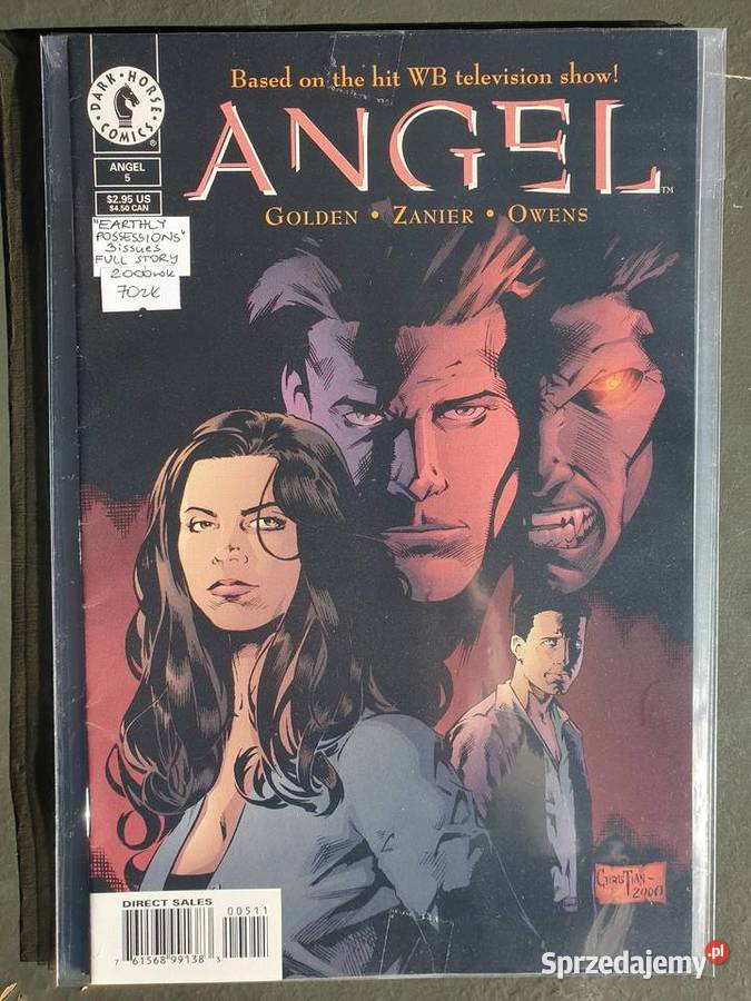 Angel Earthly Posessions 3 komiksy DC USA 2000