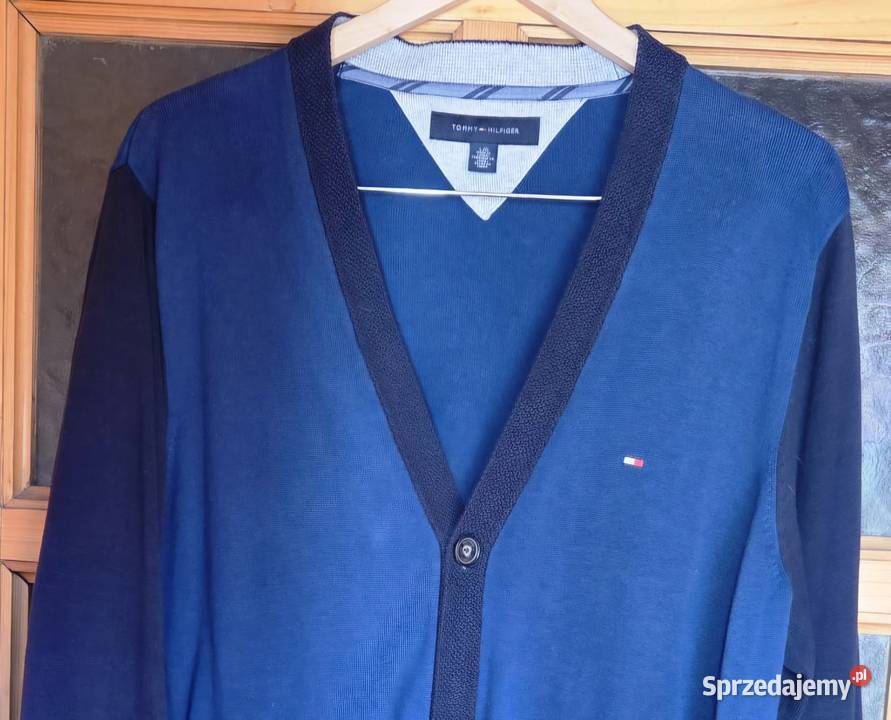 Ralph lauren L sweter szary stalowy kardigan Ralph Lauren