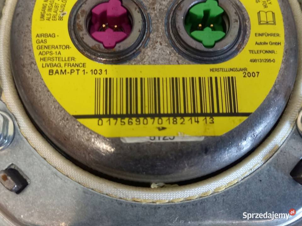 AIRBAG poduszka kierowcy 30715435 osobowe Kielce