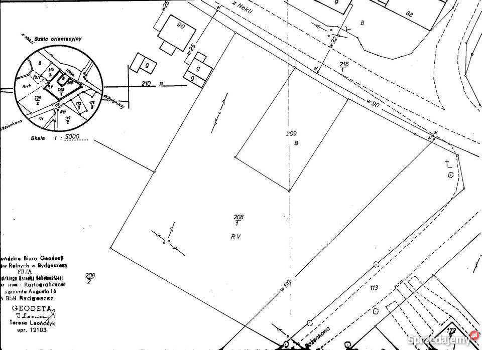 Żołędowo Bydgoszcz budynek w surowym duża działk Żołędowo