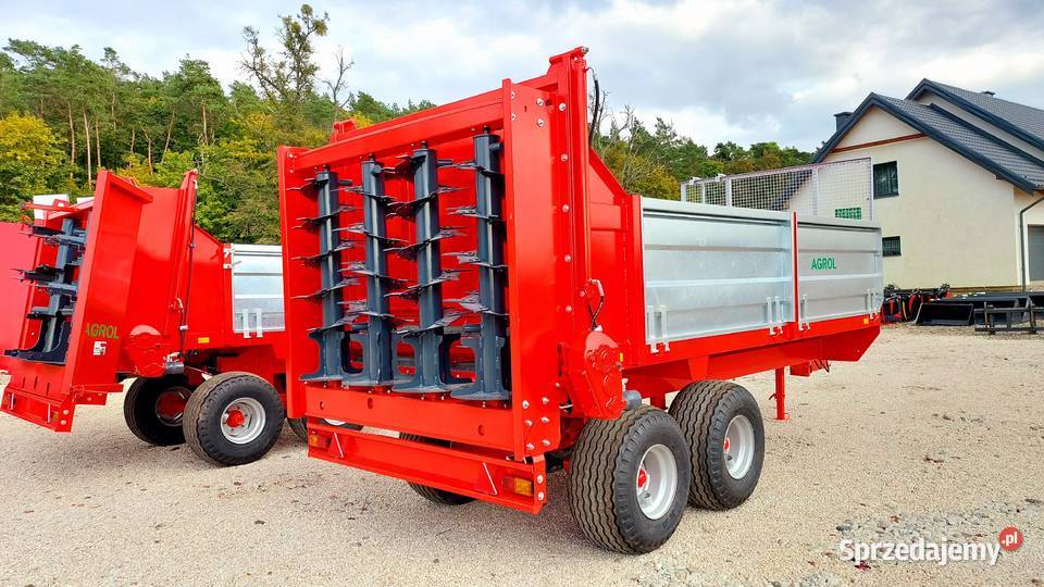 Rozrzutnik obornika ROLTRANS IGAMET 6 8 ton UNIA Pasłęk