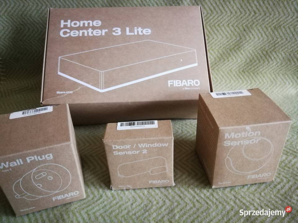 Smart Home FIBARO Home Center 3 Lite 3 czujniki Elektronika Szczecin sprzedam