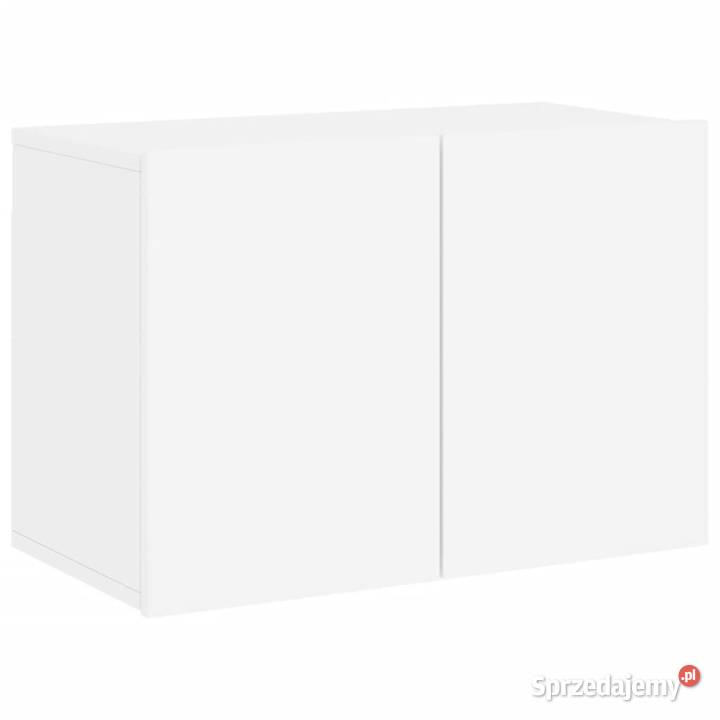 5częściowy zestaw mebli TV biały materiał