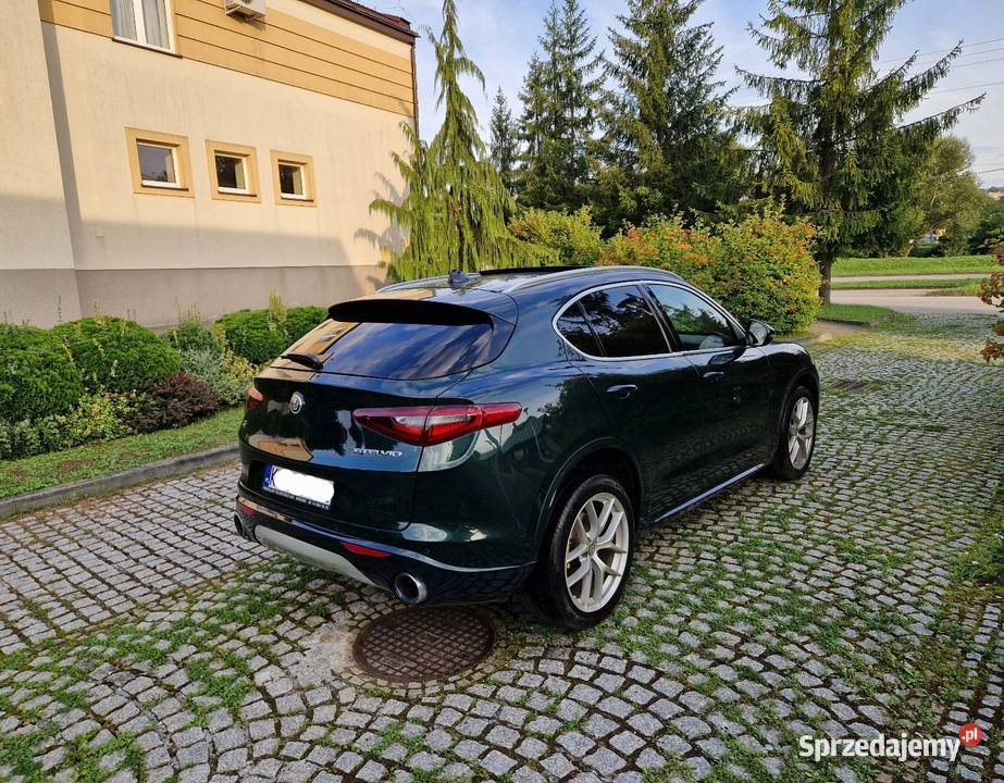 Alfa Romeo Stelvio 2021r 20Benz 280 4x4 Q4 kurtyny powietrzne małopolskie Ryglice
