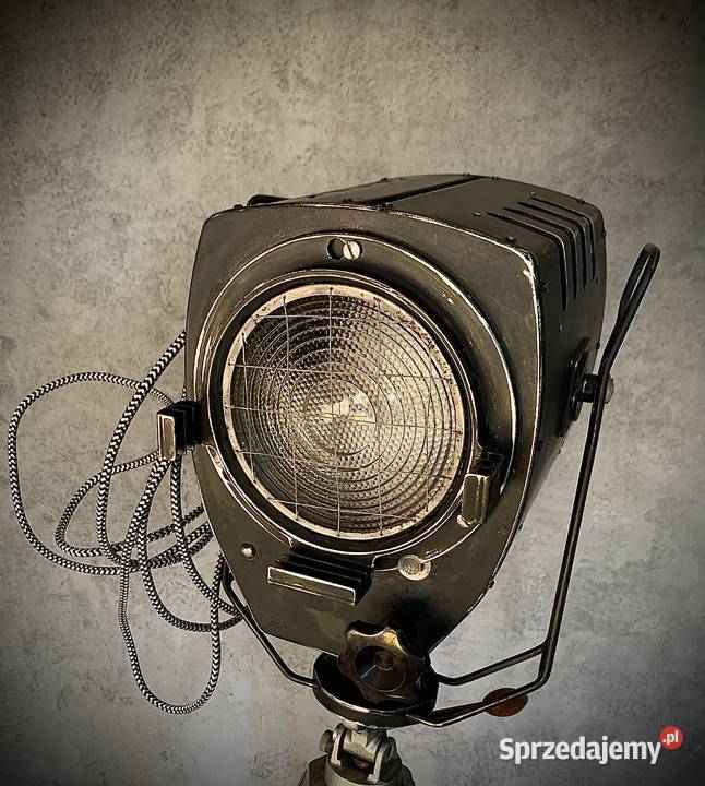Lampa loft lata 70 TEATR PRL ORYGINAŁ Poznań