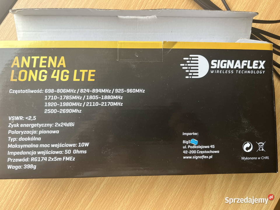 Antena WiFi 5G 2x24 dBi Skoczów