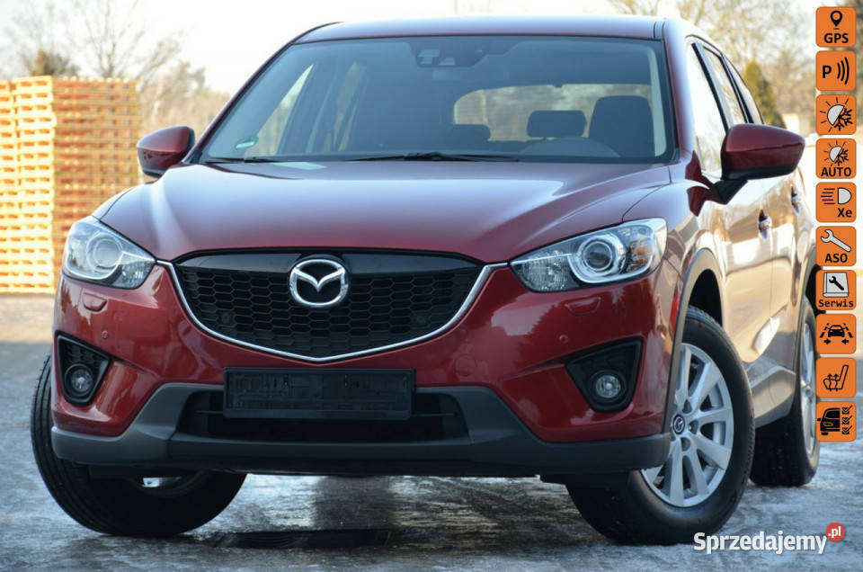 Mazda CX5 Opłacona 20i 165 Serwis BiXenon Navi centralny zamek łódzkie Kutno