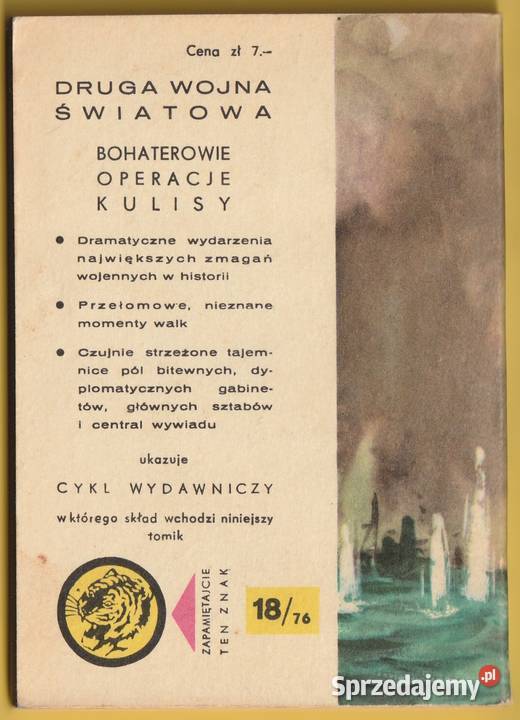 ŻÓŁTY TYGRYS GROM NIE WRACA Z FIORDÓW 1976