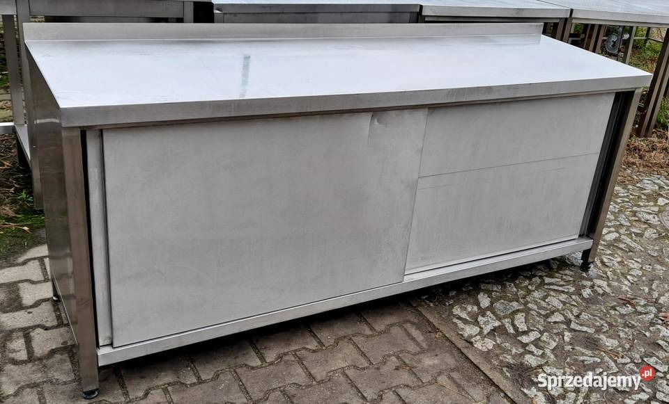 Stół Gastro z Szafką Drzwi Suwane 2006085 M1174 Nowe Skalmierzyce