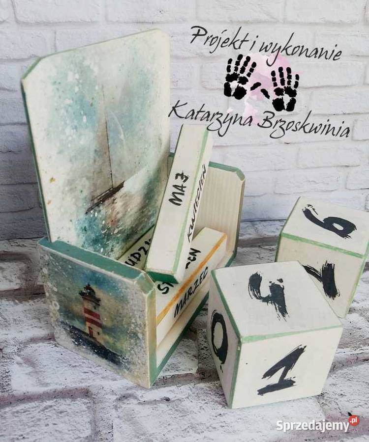 Wieczny kalendarz wakacyjny wielokolorowy sprzedam