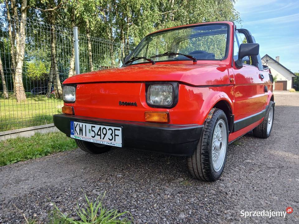 Fiat 126p bosmal cabrio z certyfikatem Wieliczka