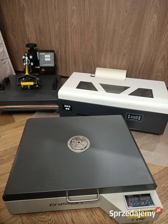 Zestaw DTF Drukarka Piec Prasa Okazja gotowy Białystok sprzedam