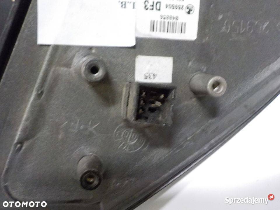 LUSTERKO PRAWE OPEL ASTRA G 5 PIN 09142091 lusterka zewnętrzne Nowy Tomyśl
