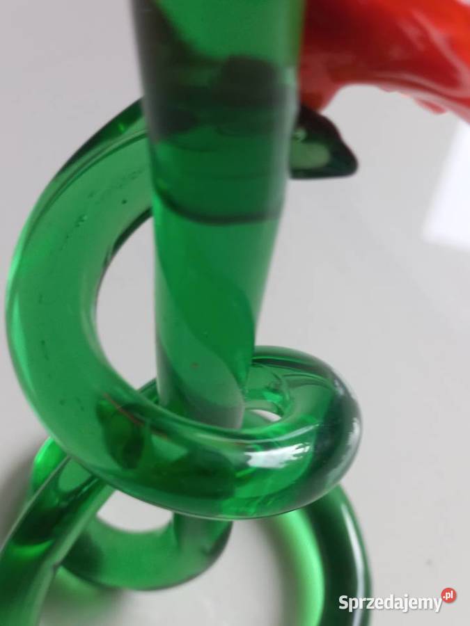 Świecznik Tulipan Murano style Toruń sprzedam