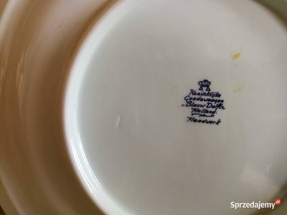 Talerze ścienne Delft Royal Goedewaagen RĘCZNIE Talerze i talerzyki Szczecin