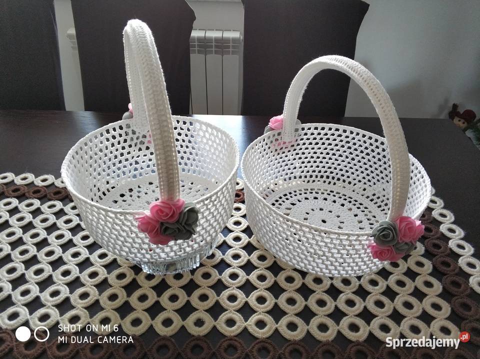 Koszyk szydełkowy Straszęcin sprzedam