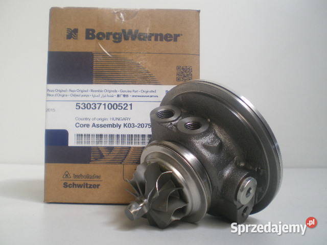 Nowy rdzeń CHRA BorgWarner KKK 53037100521 Siedlce