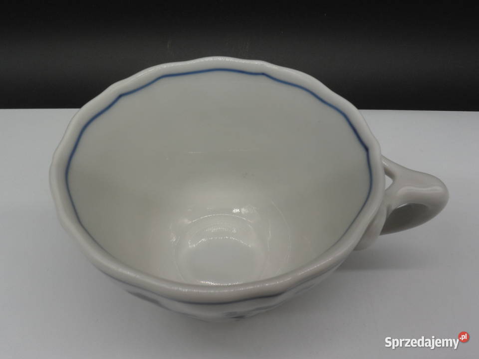 Elegancka Porcelanowa Filiżanka VINTAGE Blue
