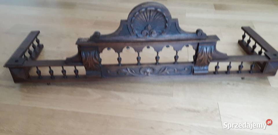 Dębowy wieniec kredensu z początku XX w Pozostałe podlaskie Łomża sprzedam