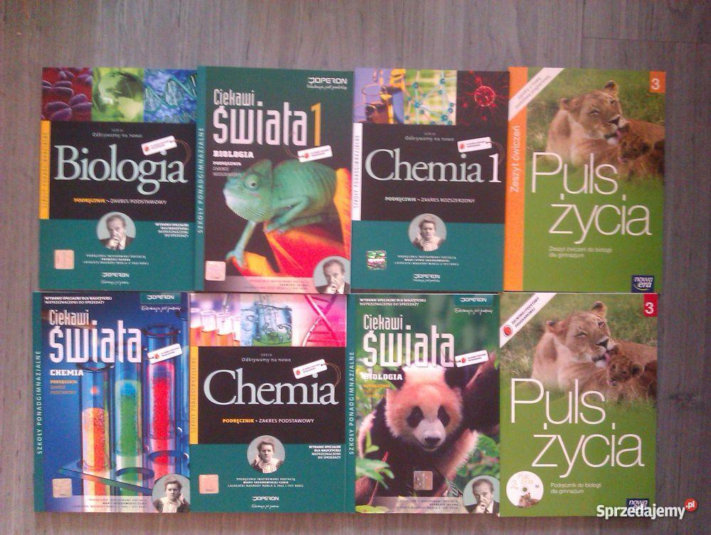 Sprzedam Podręczniki Biologia Chemia Fizyka Gimnazjum Liceum Maturalne