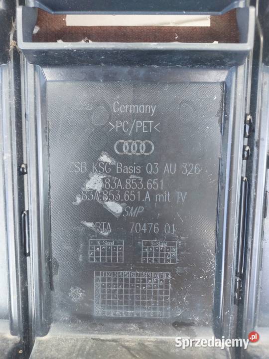AUDI Q3 II 83A GRILL ATRAPA CHROM 83A853651A B C osobowe