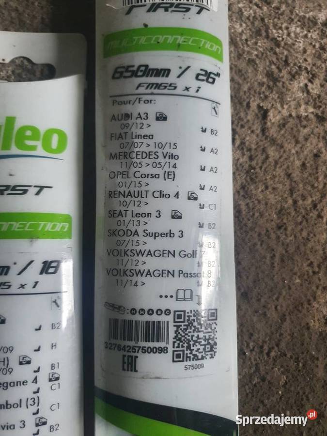 Pióra wycieraczki VALEO przódtył Audi A3 8P Zabrze