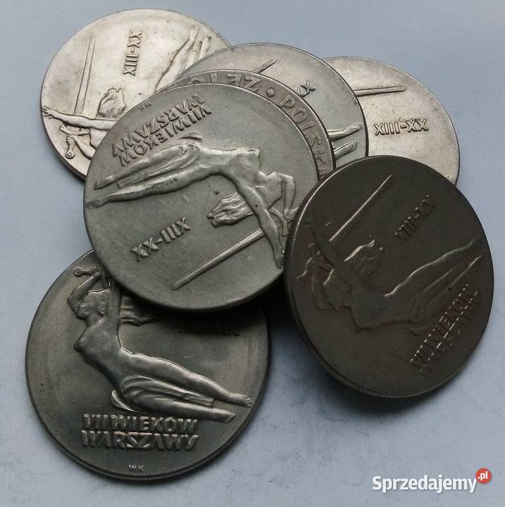 POLSKA10 CuNiWARSZAWSKA NIKIE8 SZTUK Numizmatyka mazowieckie Legionowo