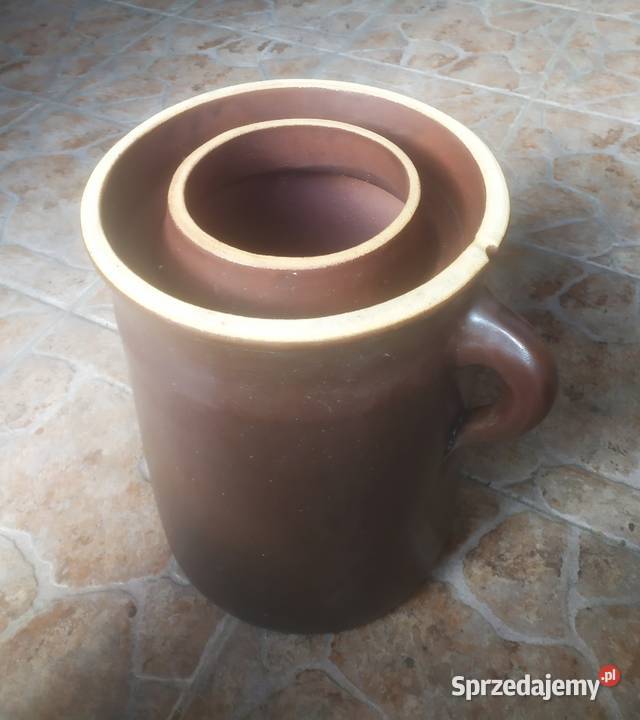 Beczka ceramiczna gliniana garnek kamionkowy do Szczecinek sprzedam