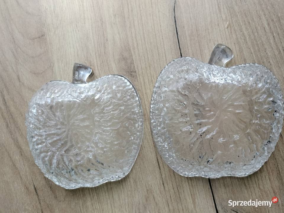 Dwie małe miseczki jabłko komplet sprzedam