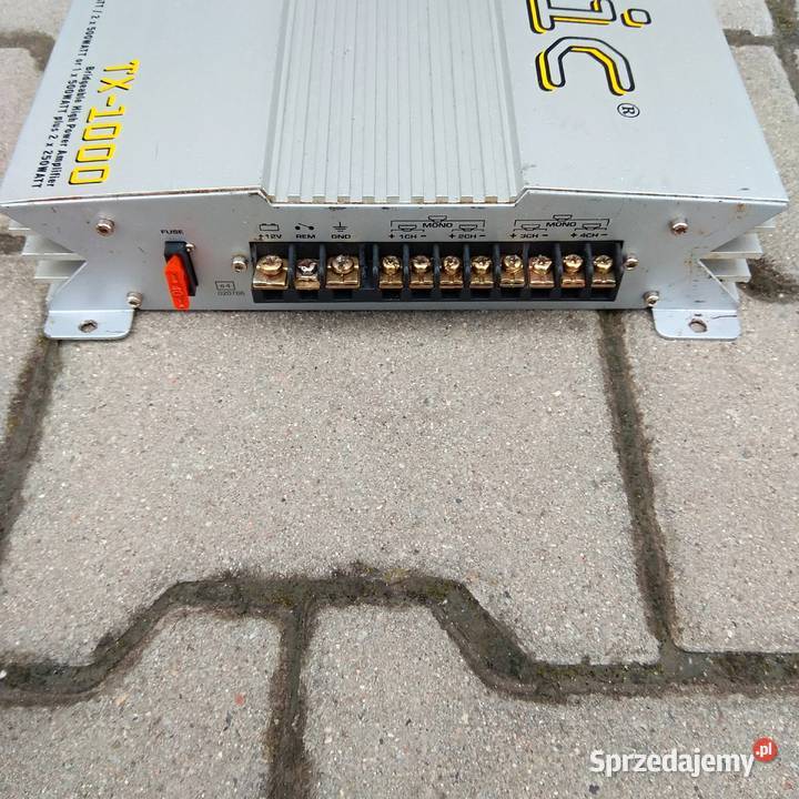 TOXIC TX 1000 Wzmacniacz samochodowy 1000 W 40A sprzedam