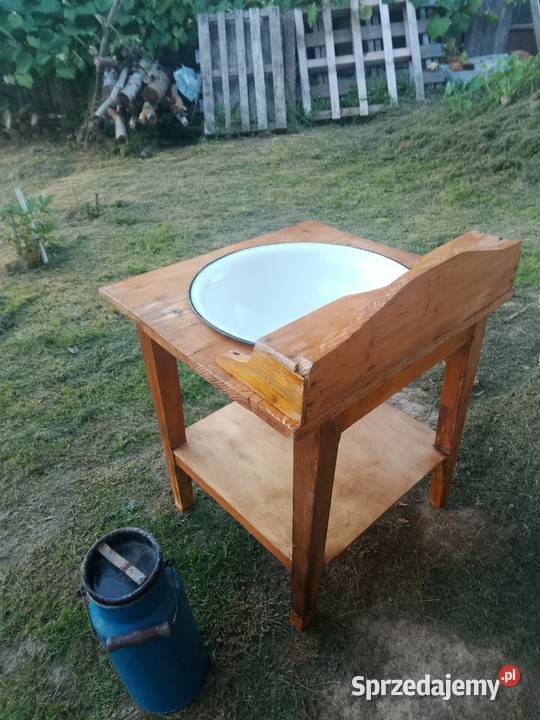 Stara umywalka drewniana Poraj sprzedam