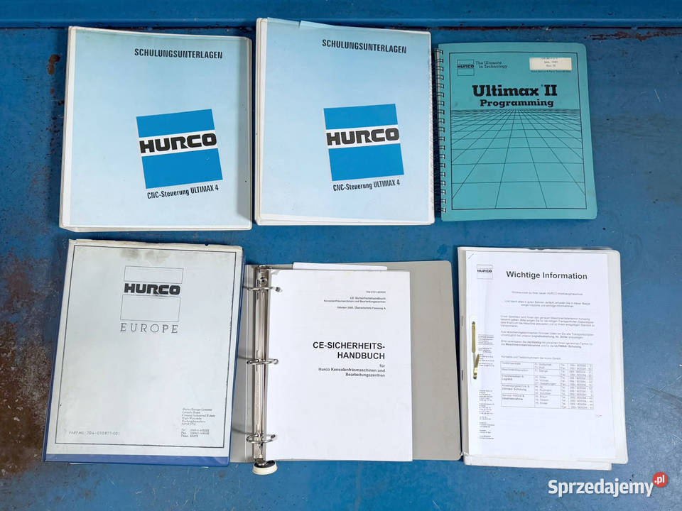 Frezarka CNC HURCO VMX 30 chłodzenie wrzeciono Zabór sprzedam