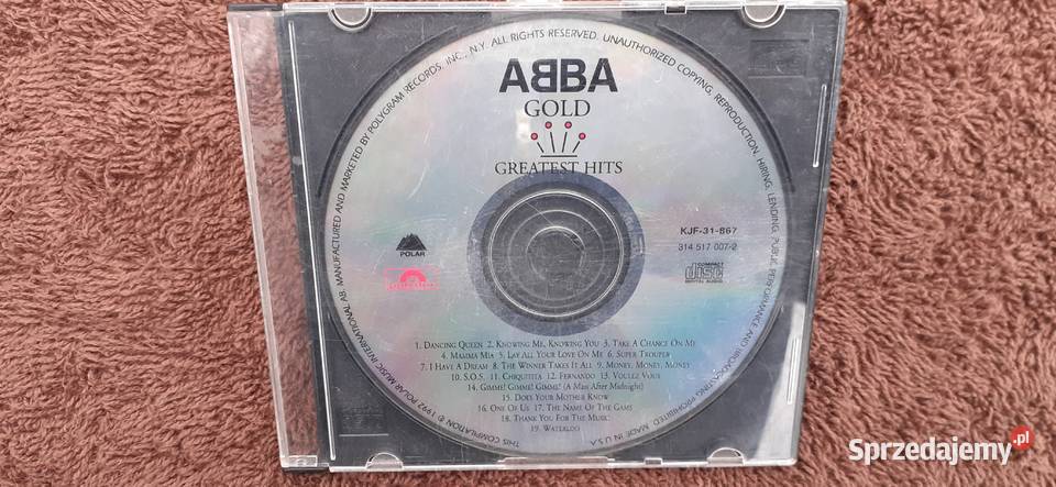 ABBA Gold Greates Hits na płycie CD CD