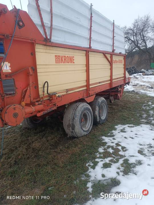 Przyczepa samozbierająca Krone turbo 5000 mocna Krone Przyczepy rolnicze Limanowa