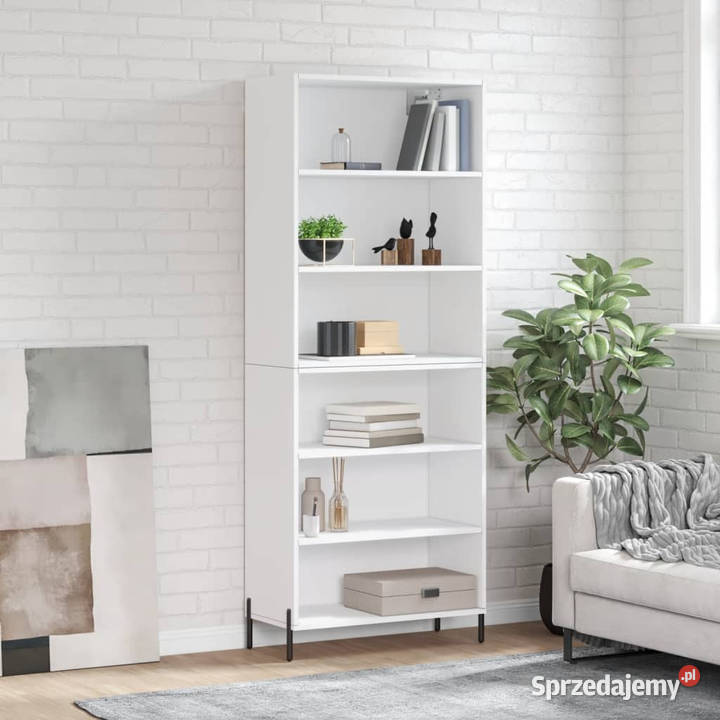 Regał biały 695x325x180 materiał drewnopochodny Warszawa