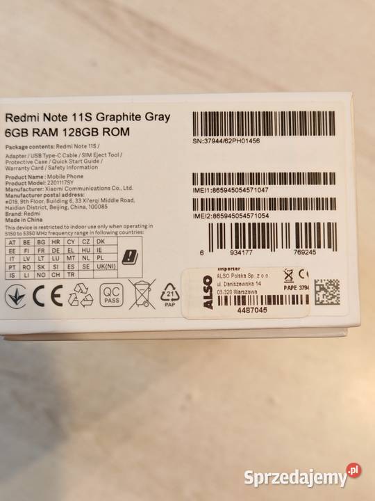 Xiaomi note 11s Zabrze