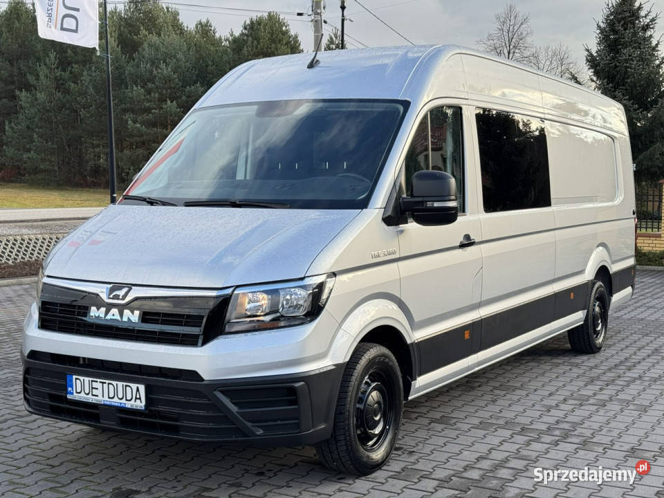 Man TGE 3180 Doka 7OSÓB Brygadówka LONG L5H3 Widełki