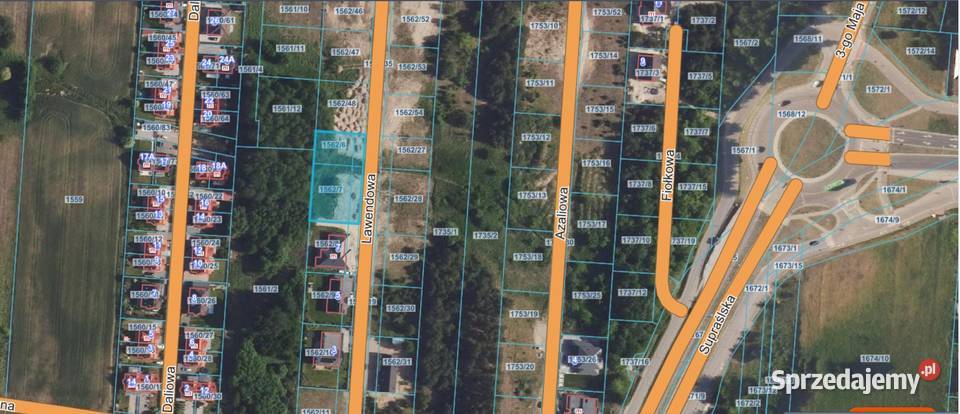 NOWODWORCE 1414m2 Budowlana prąd gaz