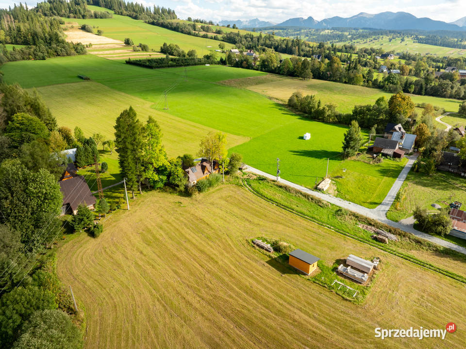 Działka budowlana 15 Zakopanego 36m małopolskie Dzianisz