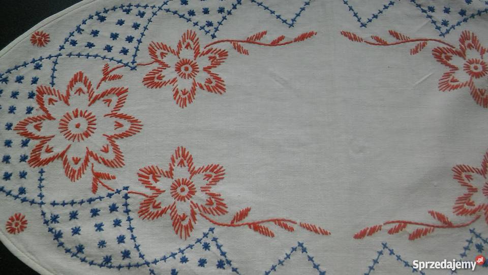 serwetka serweta ręczny haft krzyżykowy na Gdańsk sprzedam