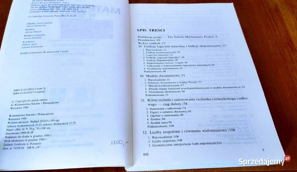 Matematyka w szkole średniej 3 School szkoła ponadgimnazjalna Gdańsk