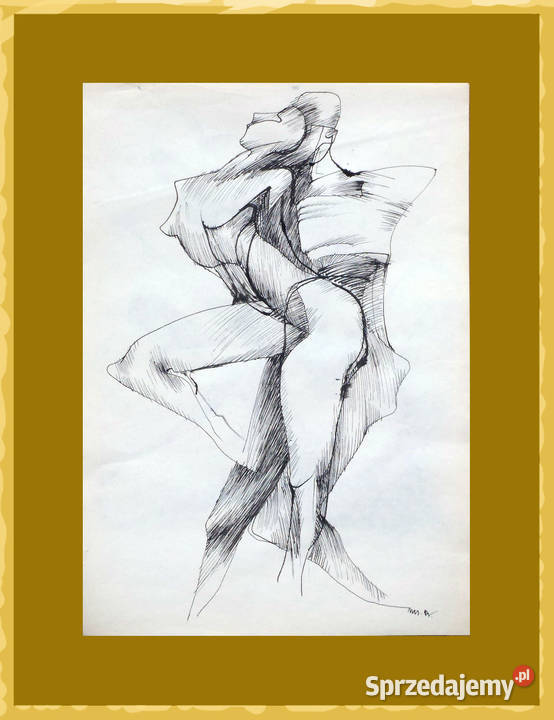 Erotyk Rysunek tuszem sprzedam