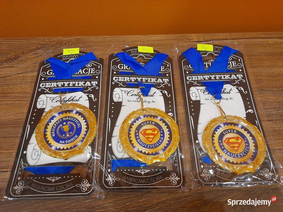 Medale Dzień Nauczyciela sprzedam